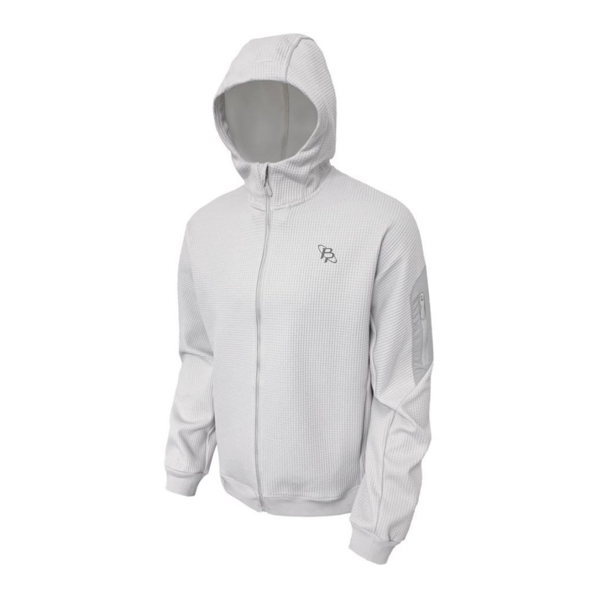 GRID ZIP HOODIE