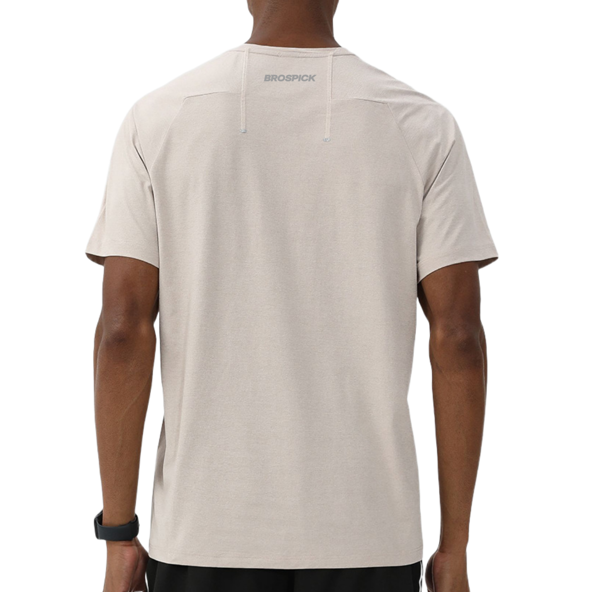 Reflective Run T-Shirt (Camel Gray) 2