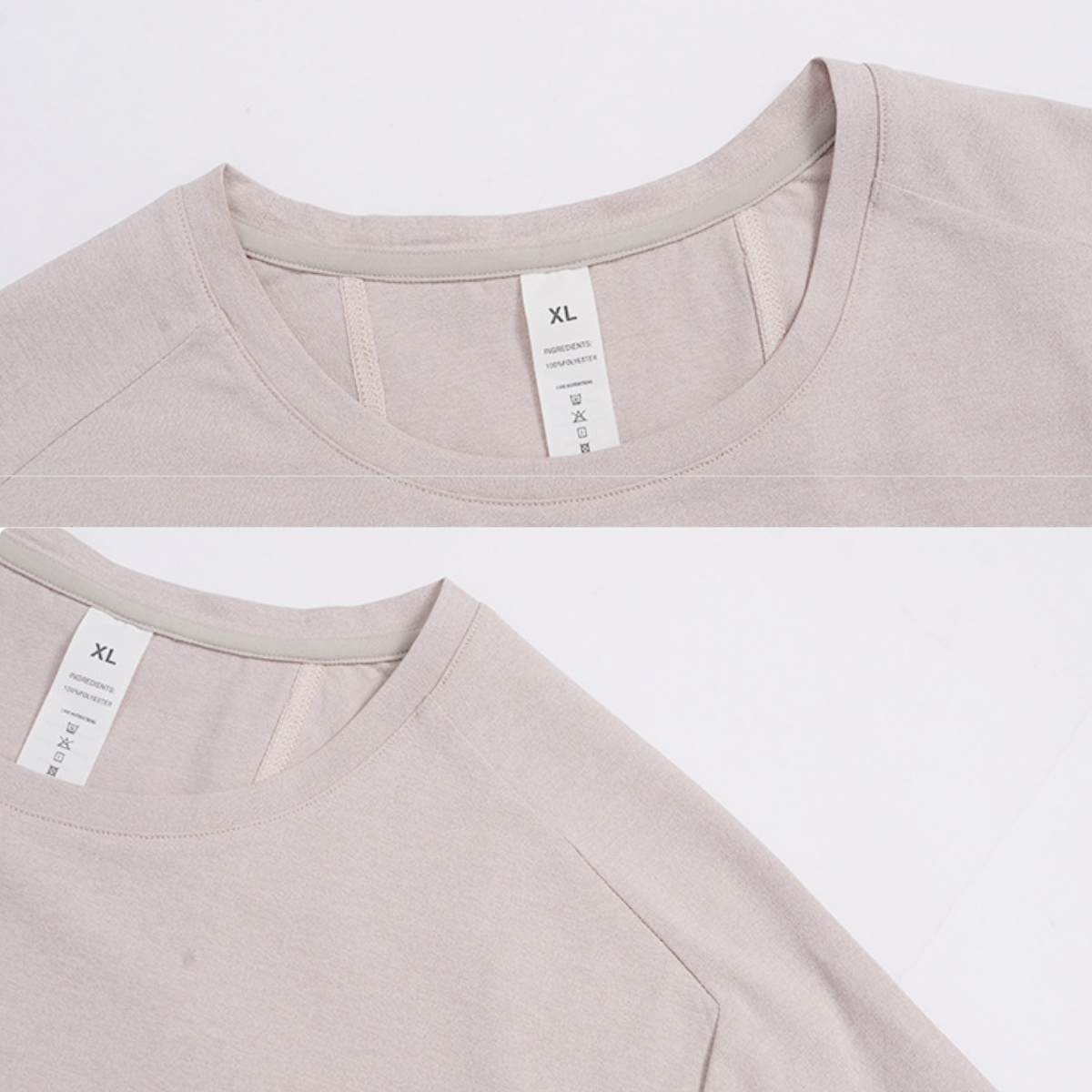Reflective Run T-Shirt (Camel Gray) 3