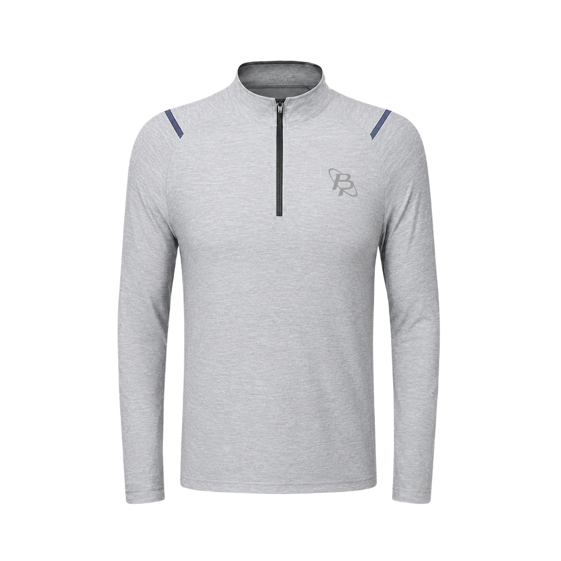 Flex Quarter-Zip Top (Gray) 2