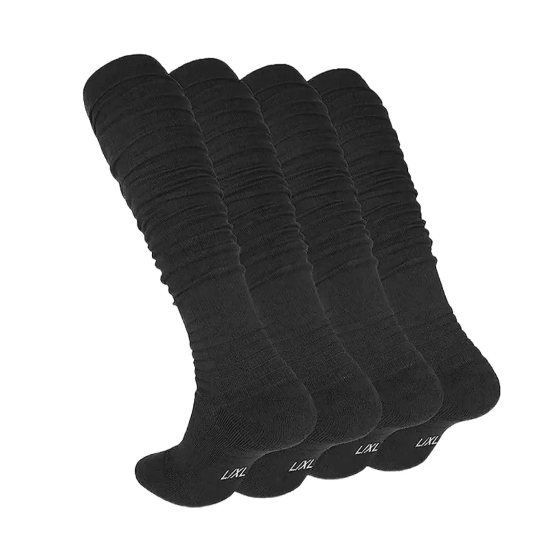 Athletic Long Socks (Black) 2