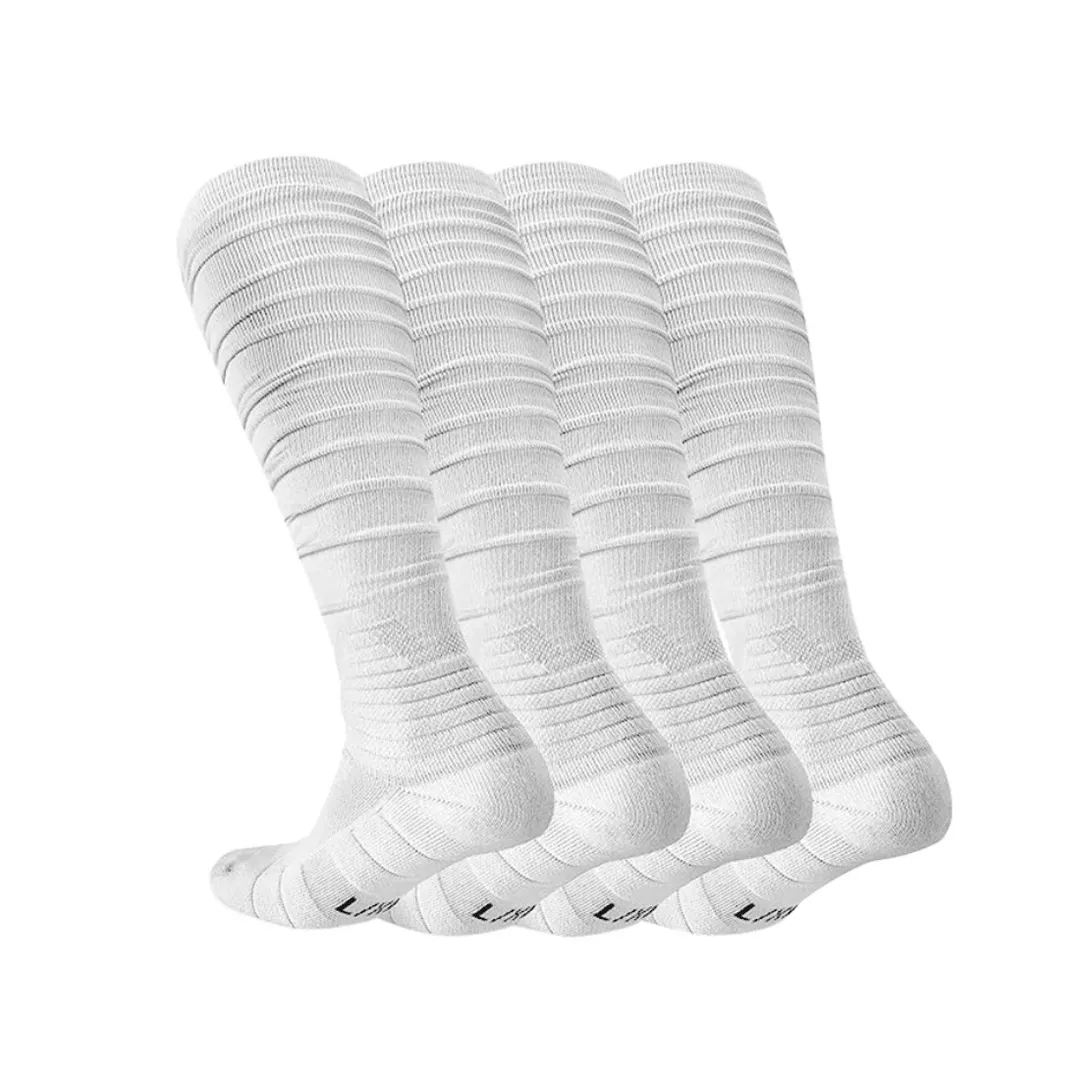 Athletic Long Socks (White) 2