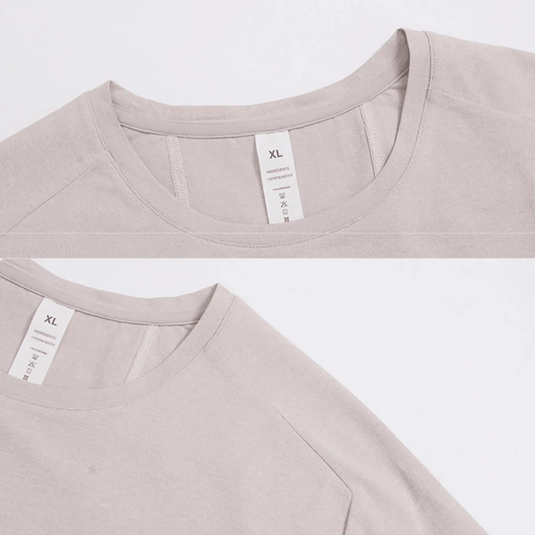 Reflective Run T-Shirt (Camel Gray) 3