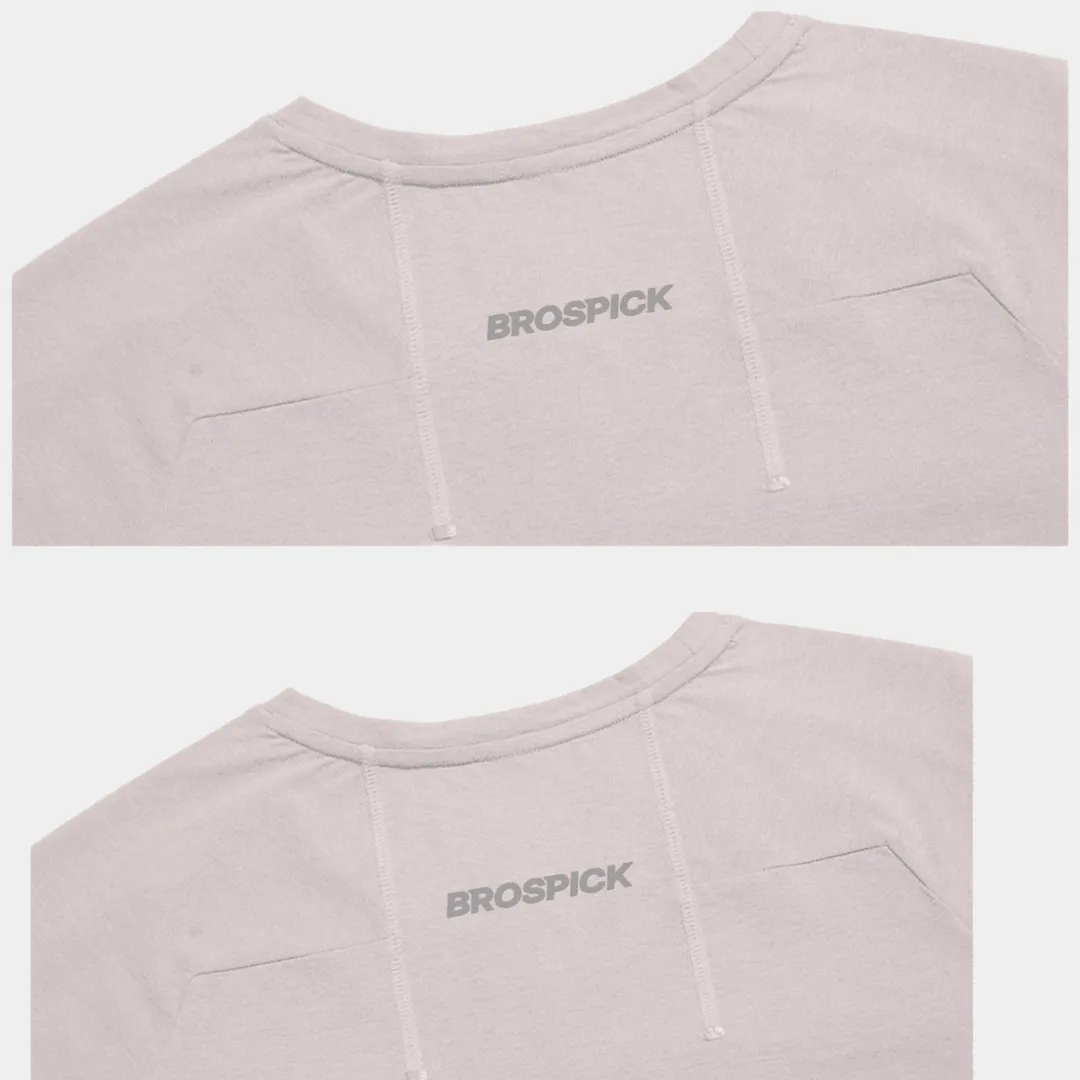 Reflective Run T-Shirt (Camel Gray) 4