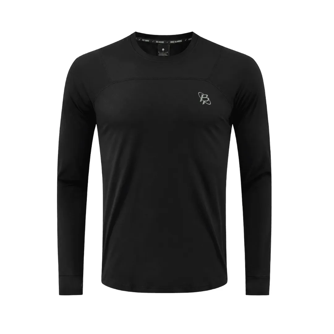 Running Long Sleeve Top (Black) 2