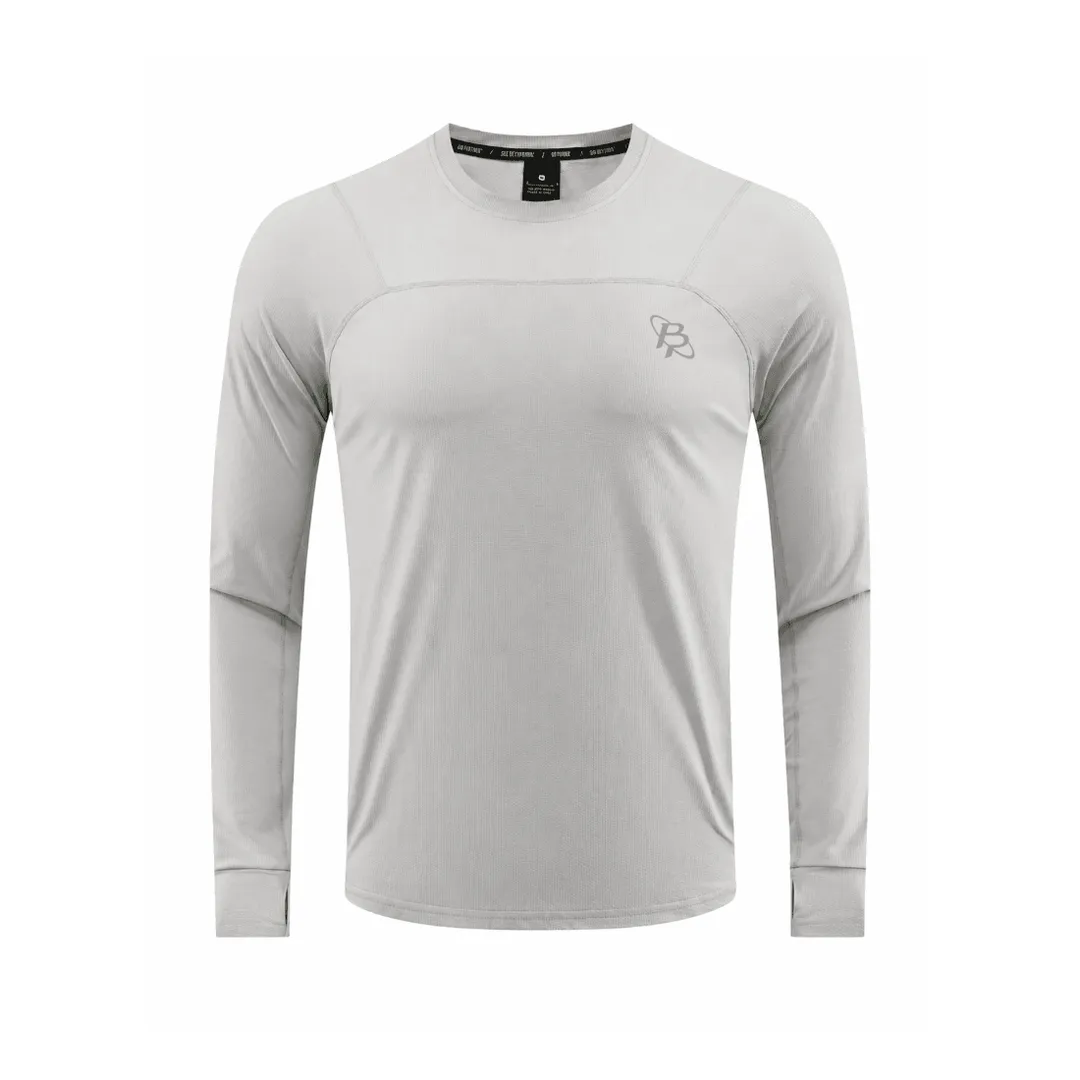 Running Long Sleeve Top (Gray) 2