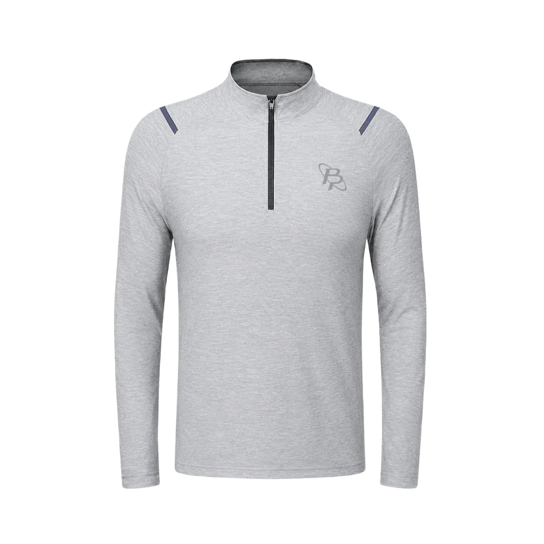 Flex Quarter-Zip Top (Gray) 2