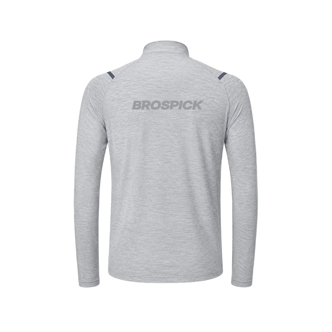 Flex Quarter-Zip Top (Gray) 3