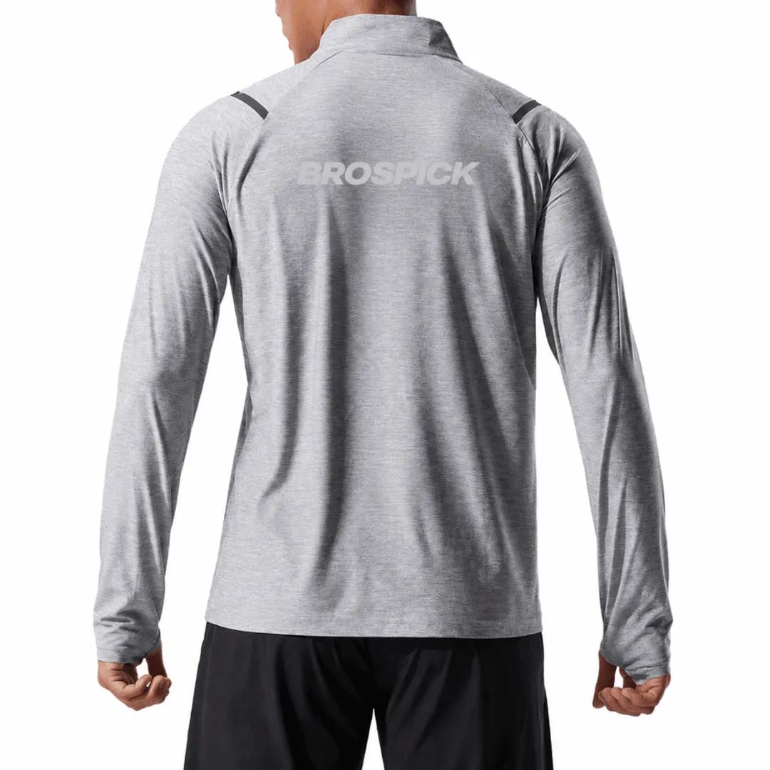 Flex Quarter-Zip Top (Gray) 5